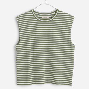 Madewell Structured Muscle Tee in Faded Palm (M) Like New!
